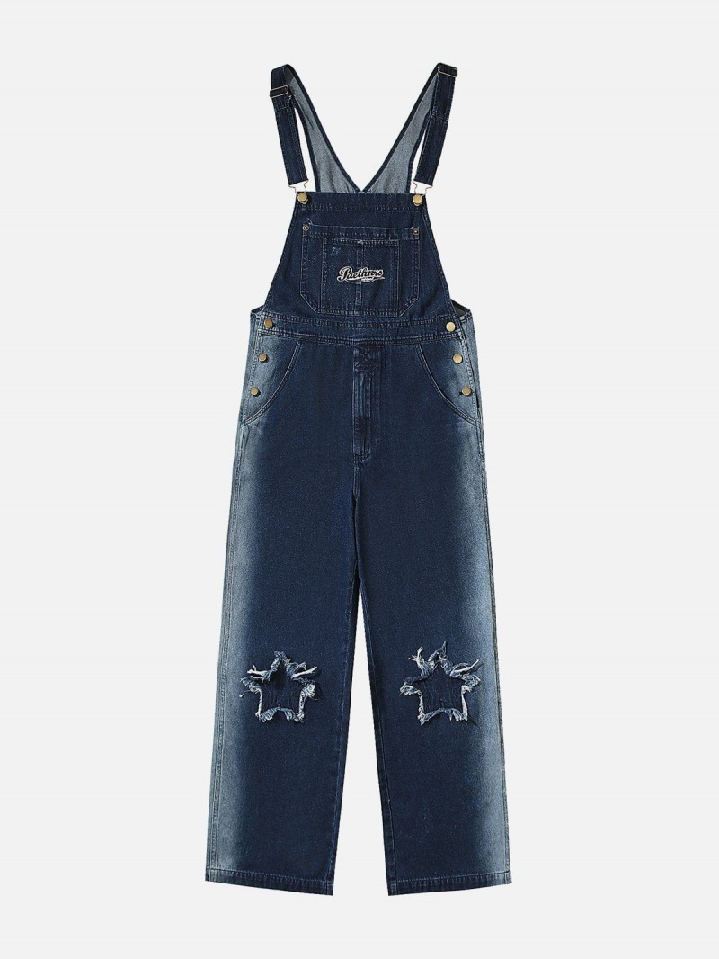 Violette  Pantalon Aelfric Eden Star Fringed Overalls - NWY-1173598